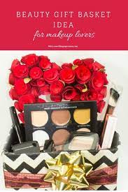 beauty gift basket idea for makeup