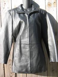 Worthington Black Leather Jacket Size L Fashion Clothing