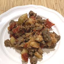 provençal sausage hash with tomatoes