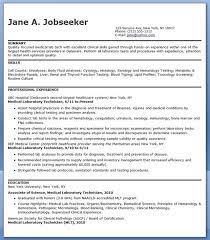 A medical professional can have many different. Medical Laboratory Technician Resume Sample Resume Downloads Medical Laboratory Technician Laboratory Technician Medical Laboratory