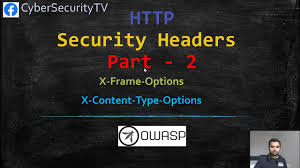 security headers x frame options