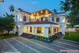 completed colonial style kerala house