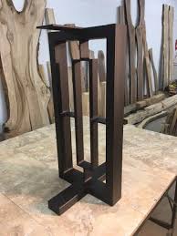 Steel Pedestal Table Base For