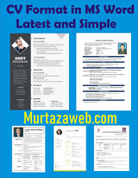 Let's check out some of my favorites. Resume Templates Cv Format Top 20 In Ms Word