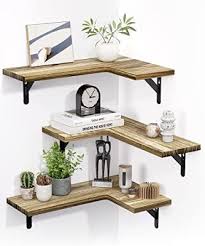 Rustic Wood Wall Shelves