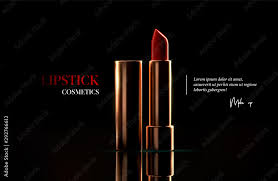 fashion lipstick cosmetic template