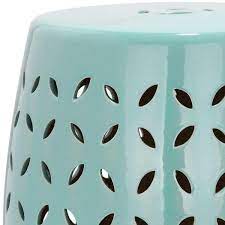 safavieh lattice petal egg blue ceramic