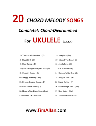 20 melody ukulele song