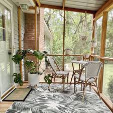 rugs to style your small outdoor e