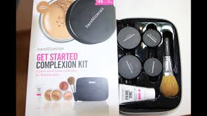 kit bare minerals et démo make up