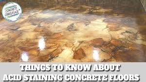 Important Things to Know about Acid Staining Concrete Floors & Exterior [P1  | ConcreteCamouflage.com - YouTube
