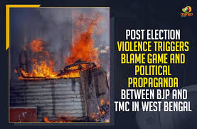 Post Election Violence Triggers Blame Game And Political Propaganda Between  BJP And TMC In West Bengal
