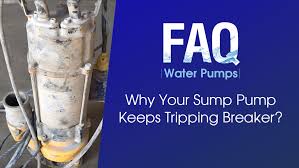 why my sump pump keeps tripping breaker