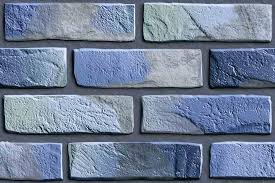 Johnson Tiles Blue Teal Bricks Wall