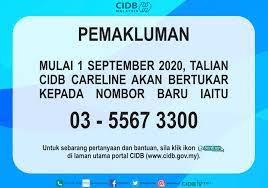 Enter cidb registration number step 3 : Pertukaran Nombor Telefon Cidb Careline Lembaga Pembangunan Industri Pembinaan Malaysia