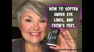 how to soften under eye lines and crow