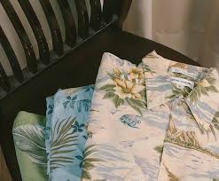 vintage animal and plant hawaiian shirt