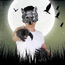 werewolf halloween mask costume