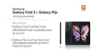 exclusive samsung galaxy z fold 3 and