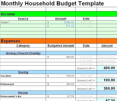 Free Printable Budget Spreadsheet Template Spending Voipersracing Co