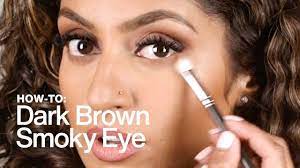 how to dark brown smoky eye mac