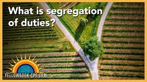 what is segregation of duties