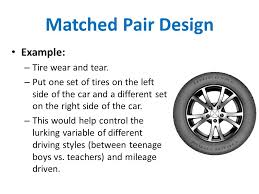 Matched Pairs Design Example