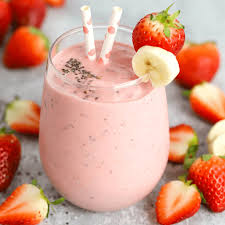 strawberry banana smoothie simply