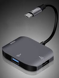 Cáp chuyển từ USB type C sang HDMI + USB 3.0 + USB 2.0 hiệu Hoco