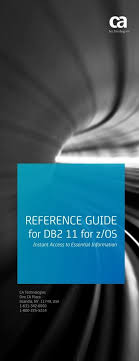 reference guide for db2 11 for z os