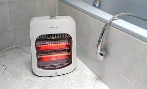 Space Heater In A Bathroom