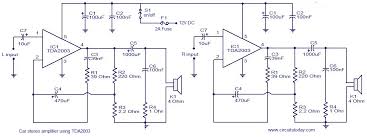 car audio lifier circuit schematic