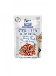 The all new brit care cats is developed to meet cats' unique personalities and their life stories. Brit Care Cat Pouch Sterilized Hearty Duck Tender Turke Brit