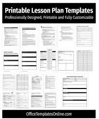 lesson plan templates for teachers