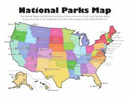 A us national parks map that displays the 5 regions and 62 national parks of the united states. Road Map Of Us National Parks Road Map