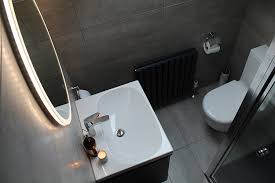Some of the best small bathroom ideas are all about creating space for storage, including your soaps and bottles. Bathline Projects Small Bathroom Refurb In Belfast Northern Ireland