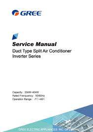 gree air conditioner service manual