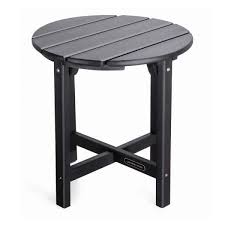 Round Plastic Outdoor Side Table