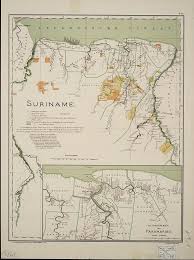 The introductions of the country, dependency and region entries are in the native languages and in english. Suriname 1900 Oude Kaarten Cartografie Geschiedenis