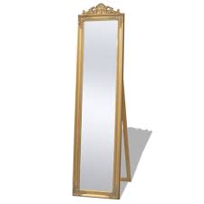 standing mirror baroque style 160x40 cm
