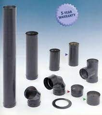 Available in 5 6 7 8 inside diameter. Black Stove Pipes 22 24 Gauge Stainless Steel Stove Pipes