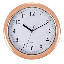 Argos Home Wall Clock Rose Gold By