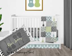 Baby Crib Bedding Set Guitar