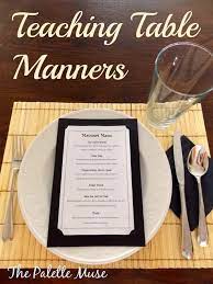 teaching table manners the palette muse