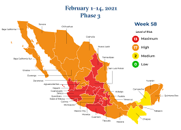 Se trata del micrositio covid19.queretaro.gob.mx que concentra información exclusiva de la contingencia, además de que facilita la mejor atención y toma de decisiones por parte de las y los. Mexico S Covid 19 Traffic Light Monitoring System News For February 1 14 2021 Coronavirus Covid 19 Mexico