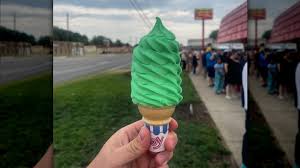 mountain dew soft serve ice cream is a