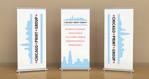 retractable custom banners chicago