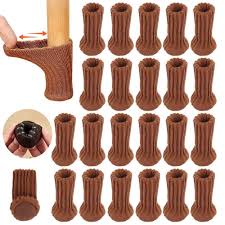 24 pcs knitted chair leg protectors for