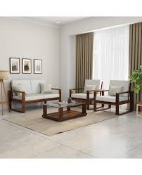 oxey solid wood sofa set