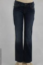 Details About Silver Jeans Suki Bootcut Stretch Dark Blue Denim Womens Sz W26 Size 26 X 34